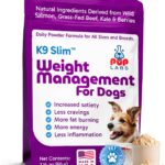 K9 Slim Dog Weight Loss Supplement, Natural Weight Management Dog Food Topper for Less Cravings, More Fat Burning and Energy, 2.14 oz Bag