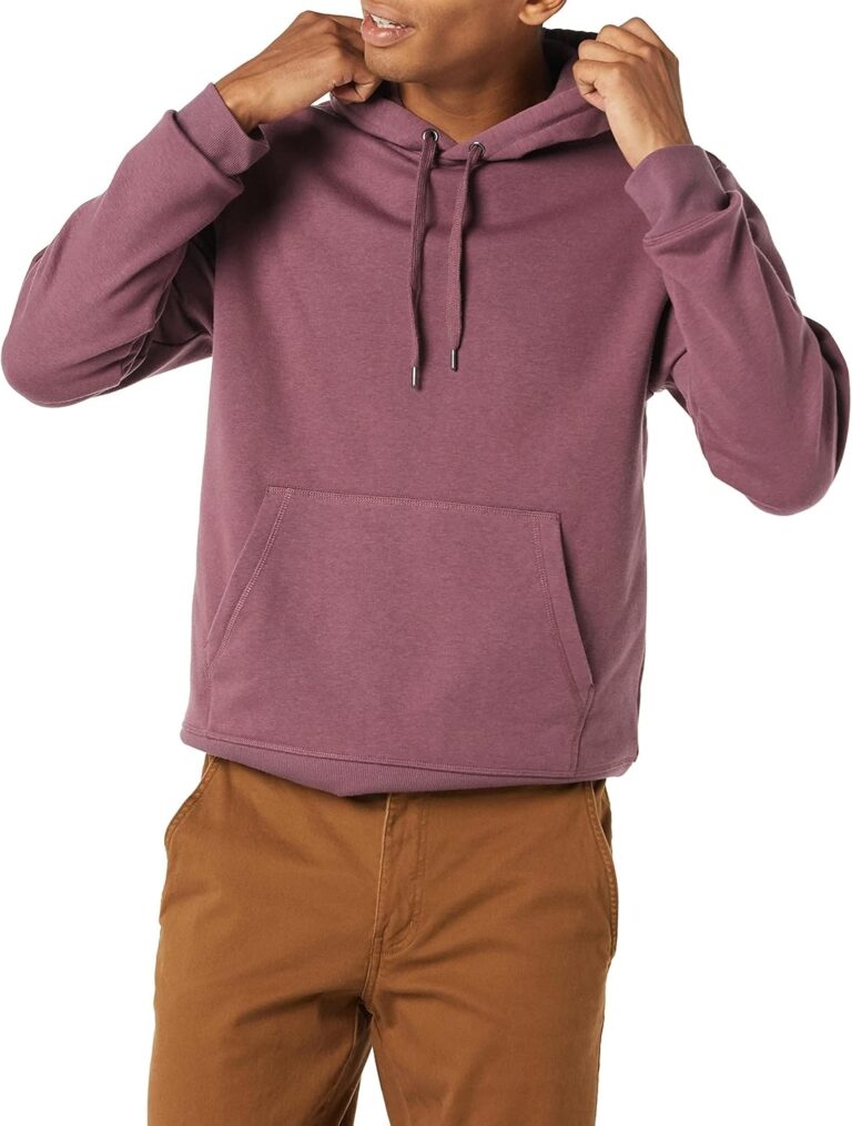 Amazon Essentials mens Pullover Sweatshirt Hoodie, Big & Tall Options Available