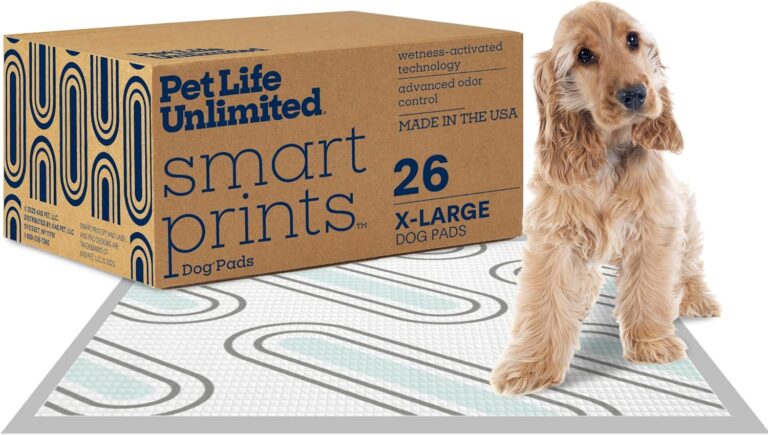 Pet Life Unlimited XL Puppy Pads 26"x30"  26 Count | Leak-Proof Extra-Large Dog Training Pads with Odor Control & Magnolia Blossom Scent | USA Made