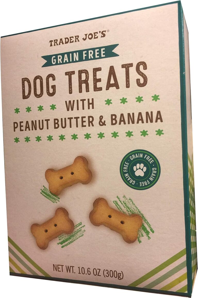 Trader Joe's | Dog Treats with Peanut Butter & Banana | Grain Free | 10.6 Ounces