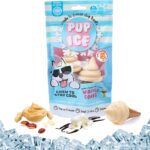 SPOT Pup Ice- Ready to Freeze at Home Dog Treats-Edible Chews for Medium Breed Dogs & Puppies with Real Chicken to Keep Your Pup Cool Year Round, Waffle Cone Vanilla and Peanut Flavor, 2pcs