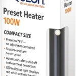 Aqueon Aquarium Fish Tank Preset Heater For Up To 40 Gallons, 100 Watts