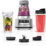Ninja Blenders for Kitchen | Smoothie Blender, Mixer, Grinder - Premium Blending Performance for Sauces, Frozen Drinks, and More | 1200 Peak Watt Motor | SS101 Foodi Personal Smoothie Maker