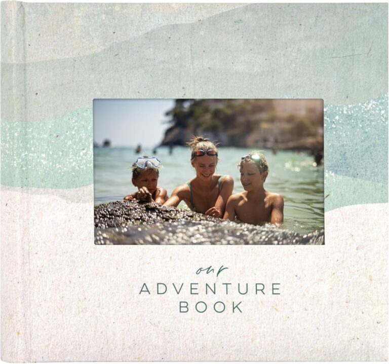 MCS Our Adventure Photo Album Holds 200 4x6 Photos with Memo Space, Cream Cover, Clear Side-Loading Pockets  Scrapbook Style Keepsake for Weddings, Anniversaries & More  A Thoughtful Gift
