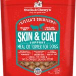 Stella & Chewy's  Stellas Solutions Skin & Coat Boost  Grass-Fed Lamb & Wild-Caught Salmon Dinner Morsels  Freeze-Dried Raw, Protein Rich, Grain Free Dog Food  4.25 oz Bag