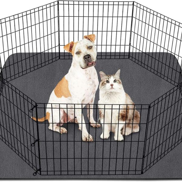 SIWA MARY Washable Pee Pads for Dogs, 48"x48" Reusable Pee Pads Non-Slip Dog Pee Pads Heavy Absorbency Puppy Pee Pads Quick Dry Whelping Pads/Waterproof Puppy Training Pad for Playpen, Crate, Floor