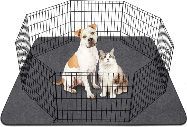 SIWA MARY Washable Pee Pads for Dogs, 48"x48" Reusable Pee Pads Non-Slip Dog Pee Pads Heavy Absorbency Puppy Pee Pads Quick Dry Whelping Pads/Waterproof Puppy Training Pad for Playpen, Crate, Floor