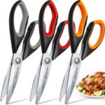 Astercook Kitchen Scissors All Purpose Heavy Duty,3 Pack Kitchen Shears Set,Stainless Steel Kitchen Gadgets for Cutting Food,Poultry,Meat,Vegetable,Herb Dishwasher Safe Utility Tools Home Gift