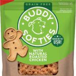 Buddy Biscuit Softies 5 oz Pouch, Soft & Chewy, Natural Roasted Chicken Flavor Dog Treats, Oven Baked in the USA