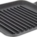 Lodge 11" Cast Iron Square Grill Pan - Chef Collection - Pre-Seasoned Cast Iron Pan - Versatile Cooking - Indoor & Outdoor Use - Incredible Heat Retention