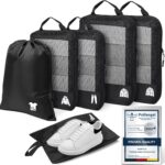 Compression Packing Cubes for Travel, Lightweight 6 Set Bags Cruise Must Haves for Luggage Carry On Suitcase and Clothes Organizer, Durable Vacation Essentials and Accessories Gifts for Women and Men