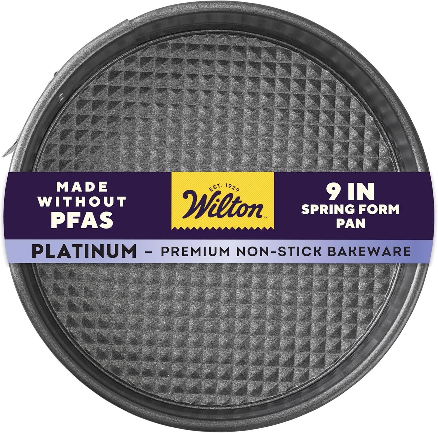 Wilton Platinum Non-Stick 9 Inch Springform Cheesecake Pan, Stainless Steel Bakeware, Made Without PFAS, Packaging May Vary Wilton Platinum Non-Stick 9 Inch Springform Cheesecake Pan, Stainless Steel Bakeware, Made Without PFAS, Packaging May Vary