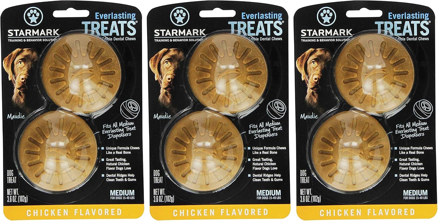 Starmark Everlasting Treats Dental Chews Medium Chicken 2ct. (3pk) Starmark Everlasting Treats Dental Chews Medium Chicken 2ct. (3pk)