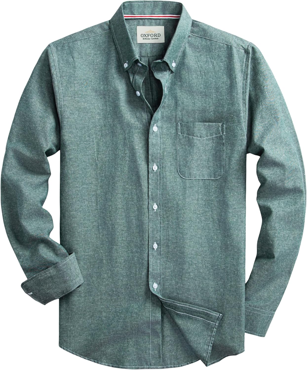 Mens Oxford Shirts Long Sleeve Slim Fit Lightweight Casual Button Down Shirts with Pocket Mens Oxford Shirts Long Sleeve Slim Fit Lightweight Casual Button Down Shirts with Pocket