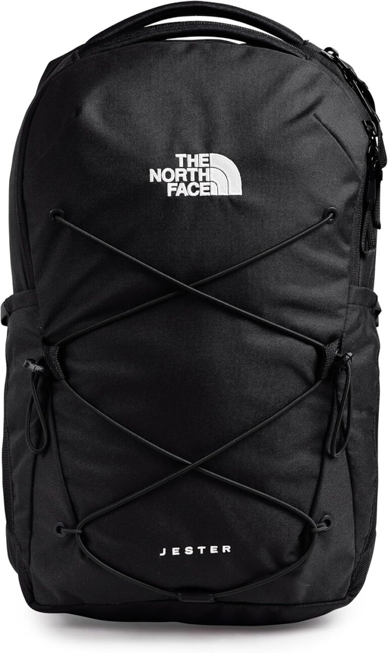 The North Face Women's Jester Everyday Laptop Backpack - Commuter Travel Bag, Laptop Sleeve, Water-Repellent, TNF Black-NPF, One Size