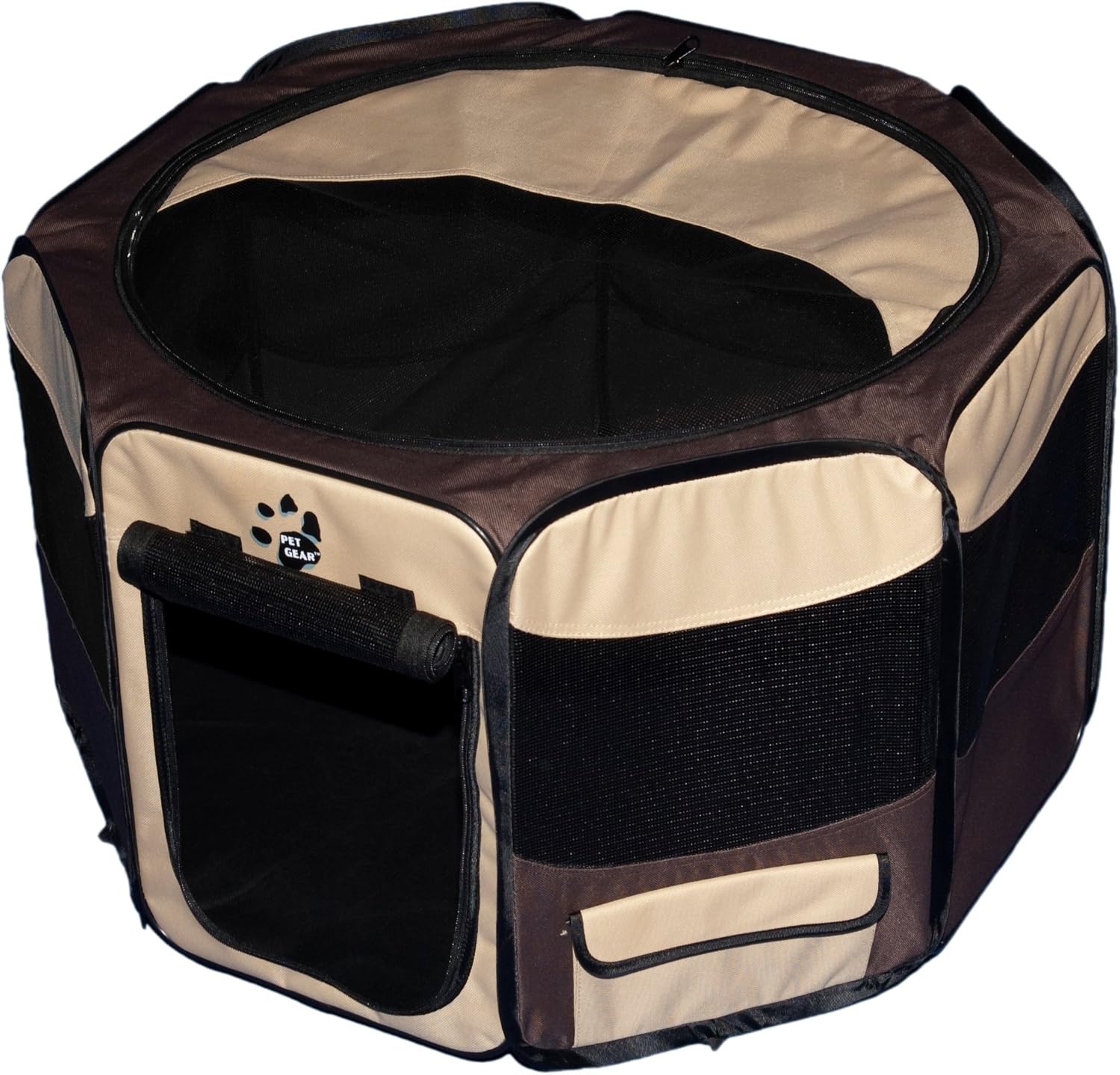 Pet Gear Travel Lite Portable Play Pen/Soft Crate with Removable Shade Top for Dogs/Cats/Rabbits, Easy-Fold + Built-in Stay Fold Band, Durable 600D Fabric, Indoor/Outdoor, 3 Sizes, Sahara, 29-Inch Pet Gear Travel Lite Portable Play Pen/Soft Crate with Removable Shade Top for Dogs/Cats/Rabbits, Easy-Fold + Built-in Stay Fold Band, Durable 600D Fabric, Indoor/Outdoor, 3 Sizes, Sahara, 29-Inch