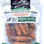 DENTLEY'S Rawhide Free Chicken Wrapped Mini Sticks - Peanut Butter Flavor