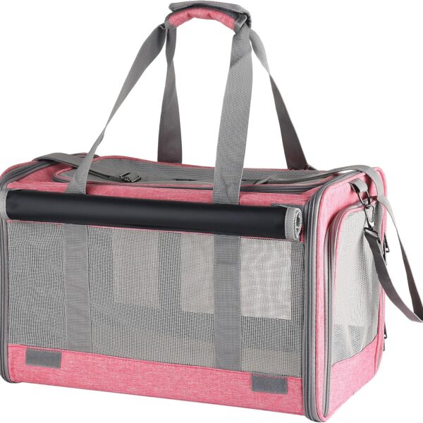 Dog Soft-Sided Carriers Cat Soft-Sided Carriers Dog Carriers Cat Travel Carrier Dog Travel Bag Reptile Carrier Squirrel Carrier Guinea Pig carrierLarge Pink