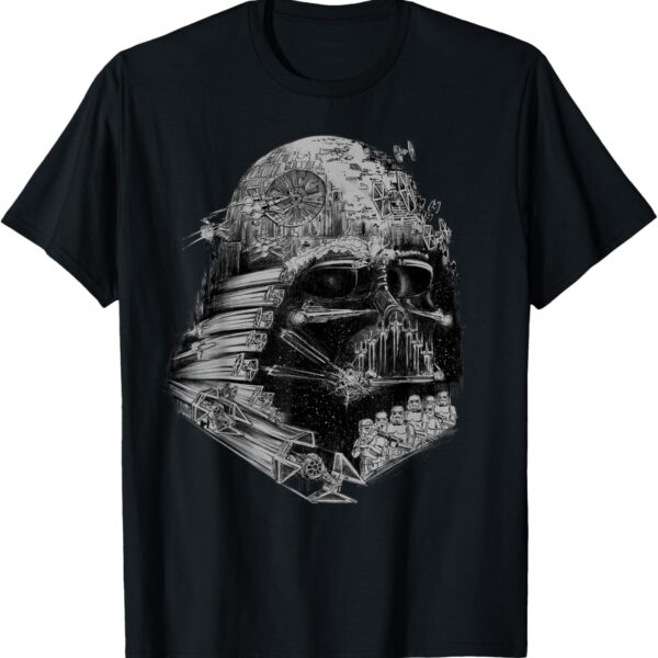 Star Wars Darth Vader Build The Empire Graphic T-Shirt