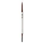 ILIA - In Full Micro-Tip Brow Pencil with Spoolie | Buildable Pigment, Fade-Resistant | Safe for Sensitive Eyes, Fragrance + Silicone-Free | Non-Toxic, Vegan, Cruelty-Free, Clean Makeup (Soft Brown)
