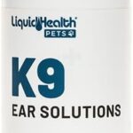 LIQUIDHEALTH Pets K9 Dog Ear Cleaner Wash Solutions - Infection Cleaning Hygiene Treatment Liquid Drops for Dogs, Canines, Puppies - for Use After Swimming or Bathing - Made in The USA (8 oz, 1Pack)