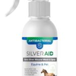 Wound & Skin Spray, Patented Colloidal Silver Spray, Hot Spot Treatment for Dogs, Cats, Horses, Relief of Itching, Irritations, Burns, Minor Cuts, Coat Care, Vet Recommended - Made in USA