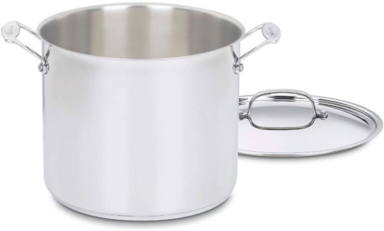 Cuisinart 12-Quart Stockpot w/Lid, Chef's Classic Collection, Silver, 766-26AP1