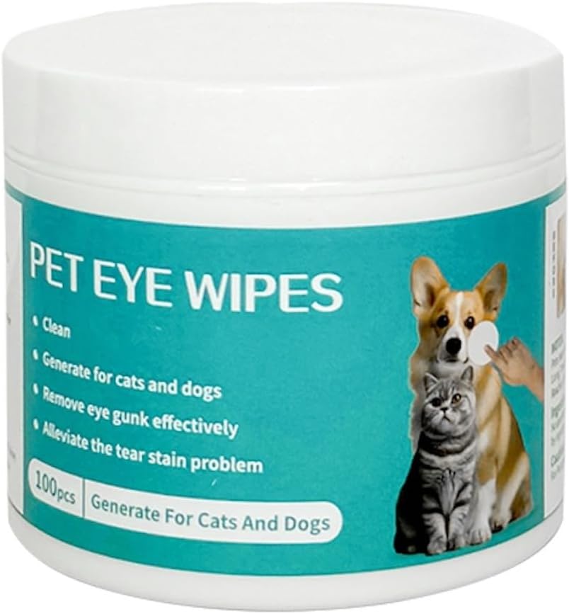 Dog Eye Wipes, Angel Eyes Tear Stain Remover for Dogs, Cat Dog Eye Wipes for Discharge and Crust, Coconut Oil Pet Cleaning Dog Grooming Deodorizing Wipes Wash Cleaner for Eyes, Wrinkle, Face-100pcs Dog Eye Wipes, Angel Eyes Tear Stain Remover for Dogs, Cat Dog Eye Wipes for Discharge and Crust, Coconut Oil Pet Cleaning Dog Grooming Deodorizing Wipes Wash Cleaner for Eyes, Wrinkle, Face-100pcs
