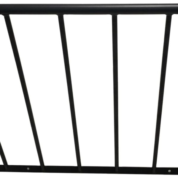 Horse Hay Feeder, 31.5'' Long Livestock Hay Feeder with 24 Gallon Large Capacity, Carbon Steel Wall Mounted Hay Rack for Horses, Sheep, Goats, Indoor Outdoor Uses