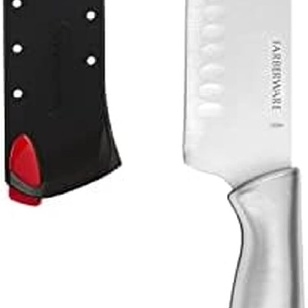 Farberware Edgekeeper Self-Sharpening Santoku Knife, 5-Inch, Stainless