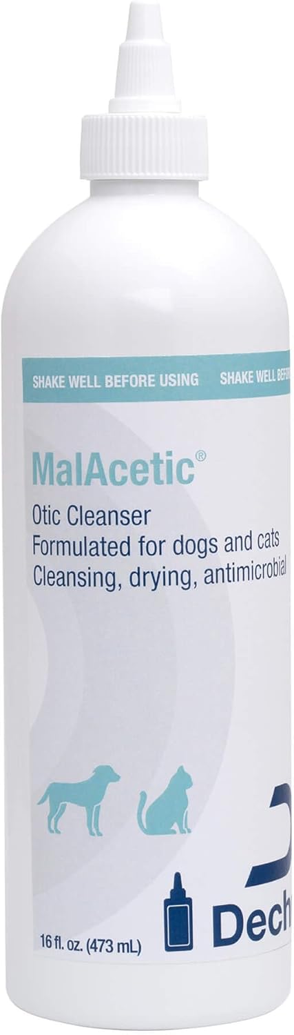 MalAcetic Otic Cleanser for Dogs and Cats, 16 oz