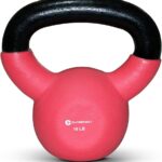 GYMENIST Kettlebell Fitness Iron Weights with Neoprene Coating Around The Bottom Half of The Metal Kettle Bell