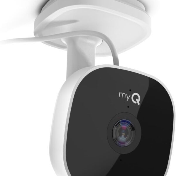myQ Smart Garage Security Camera  1080p HD Video, Night Vision, Motion Detection, Magnetic, Wi-Fi, Two-Way Audio, Smartphone Control