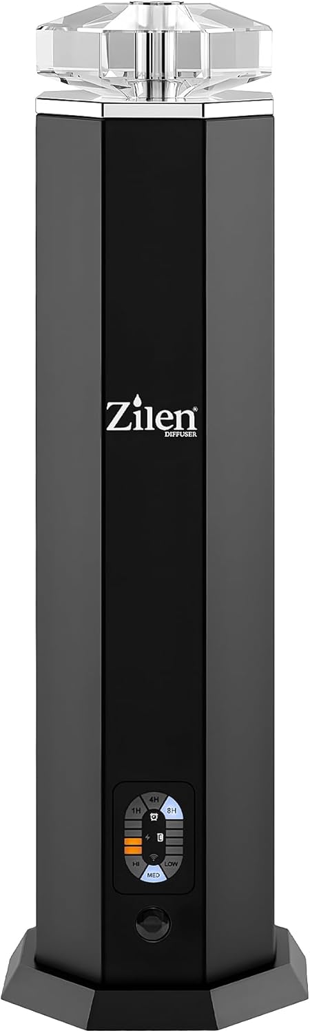 Waterless Essential Oil Diffuser  Quiet Smart Scent Machine for Whole Home & Large Rooms, Cold Air Technology, Covers Up to 3,500 Sq Ft, No Water Needed