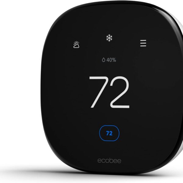 ecobee Smart Thermostat Enhanced - Programmable Wifi Thermostat - Works with Siri, Alexa, Google Assistant - Energy Star Certified - Smart Home