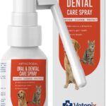 Oral Spray for Dogs and Cats Teeth Cleaning Spray Freshens Breath, Soothes Gums, Alcohol Free Daily Dental Care with Pure Hypochlorous  3.38 oz