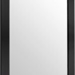 Ruomeng Wall Mirror Rectangle Decorative Mirror 12" x 16" for Entryway, Bedroom, Living Room, Black