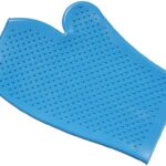 Tough 1 Tough-1 Rubber Grooming Glove, Turquoise