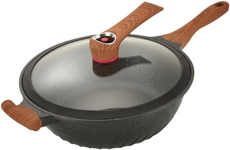 Stir Fry Pans Uncoated Chinese Wok Round Bottom Wok Cookware(E)