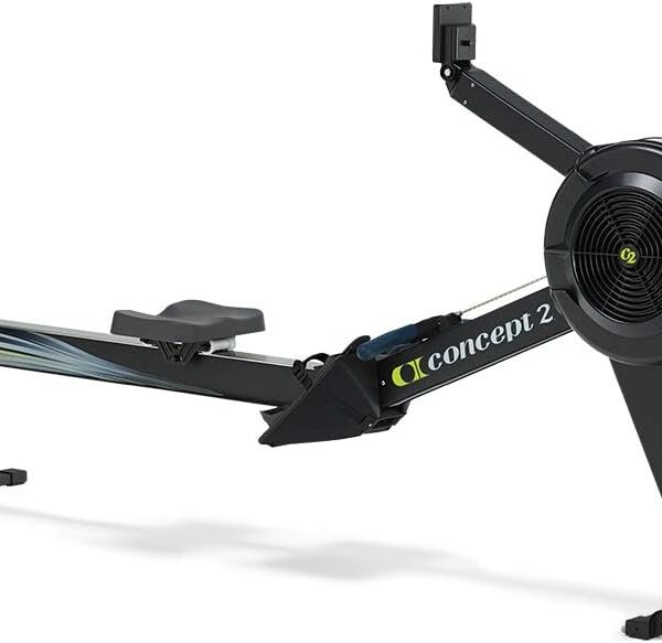 Concept2 RowErg Indoor Rowing Machine with Tall Legs - PM5 Monitor, Device Holder, Adjustable Air Resistance, Easy Storage