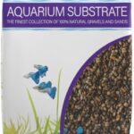 Aqua Natural Midnight Pearl 20lb Gravel Substrate for aquascaping, Aquariums, vivariums and terrariums 2-4mm, Brown