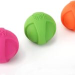 Hartz DuraPlay Ball Squeaky Latex Dog Toy, Medium 3 Pack