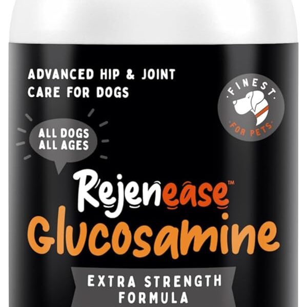 Premium Liquid Glucosamine Hip and Joint Supplement for Dogs - Fast Natural Arthritis Pain Relief and Better Mobility - Extra Strength with Chondroitin MSM and Hyaluronic Acid. Made in USA 16oz.