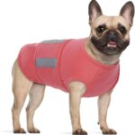 MIGOHI Dog Anxiety Vest - Adjustable Calming Wrap for Large Dogs, Thunderstorm, Fireworks, Travel and Separation Relief - M, ShellPink