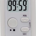 Taylor Multi-Alert (Sound, Light, Vibration) Digital Timer, Standard, White