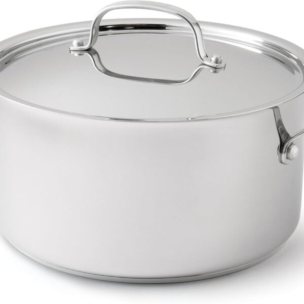 Cuisinart 744-24 Chef's Classic Stainless Stockpot with Cover, 6-Quart,Silver