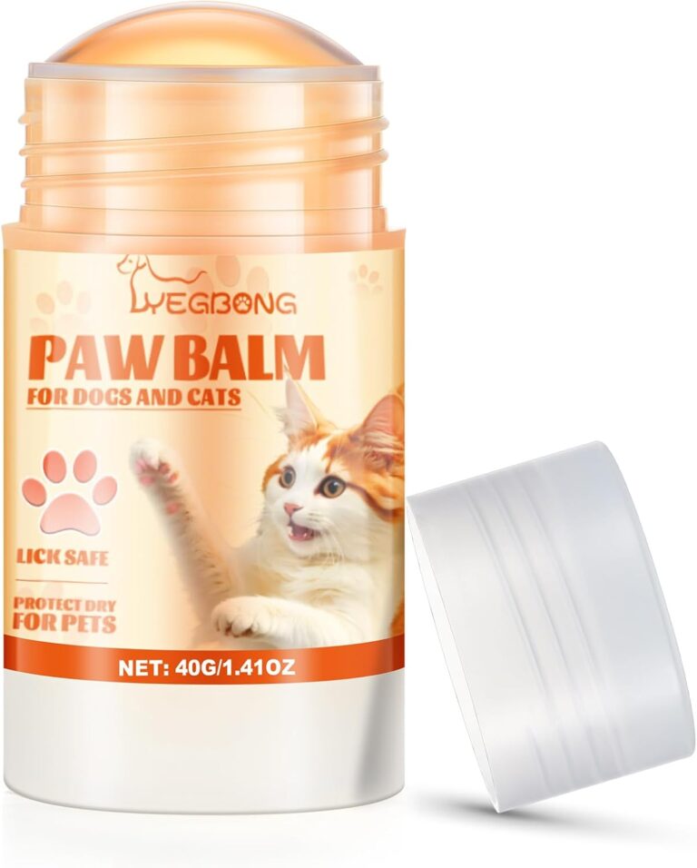 Cat Paw Butter 1.4 oz Paw Balm for Cats Dogs Dry Noses and Cracked Paws Protection Soother Balm Natural Butter for Rough Feet