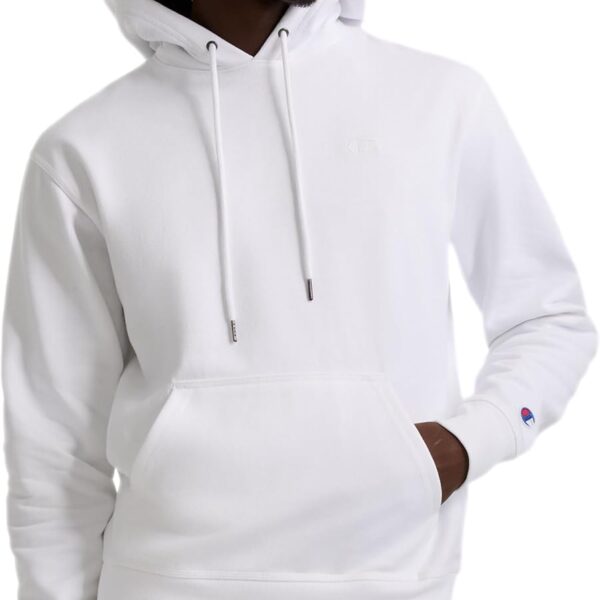 Champion Men's Pullover Fleece Hoodie, Midweight, C Logo (Reg. Or Big & Tall)