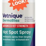 Vetnique Dermabliss Hot Spot Treatment for Dogs - Antiseptic Medicated Chlorhexidine Spray - Vet Recommended for Skin Infections, Hot Spots & Irritation (Hot Spot Spray, 8oz)