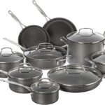 Cuisinart 17-Piece Cookware Set, Chef's Classic Nonstick Hard Anodized, 66-17